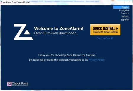 ZoneAlarm Free 12.0.121.000 - «Система»