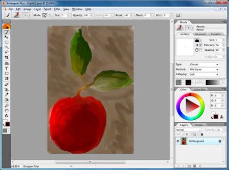 Artweaver free 5.0.6 - «Графические редакторы»