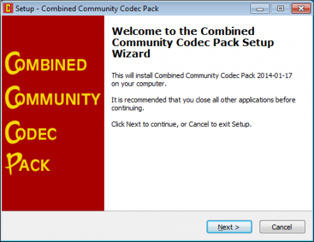 Combined Community Codec Pack 2014-07-13 - «Мультимедиа»