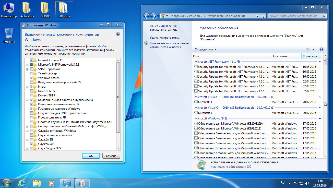Windows 7 SP1 AIO 11in1 (x86-x64) ESD by Donbass v.16.05.16 (2016) [Rus] - «Windows»