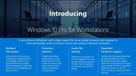 Microsoft официально анонсировала Windows 10 Pro for Workstations - «Последние новости»