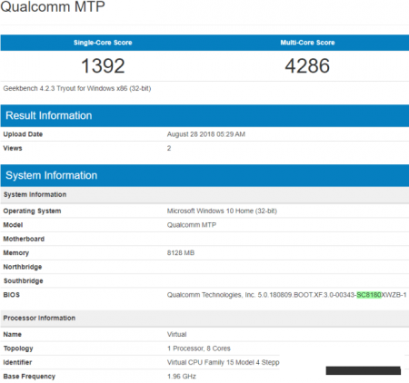 Snapdragon 8180 — первый процессор для ноутбуков от Qualcomm - «Последние новости»