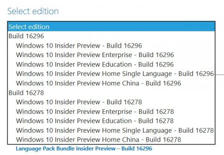 Windows Insider: ISO-образы Windows 10 Insider Preview 16296 - «Последние новости»
