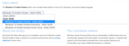 Windows Insider: выпущены ISO-образы сборки 18290 - «Последние новости»