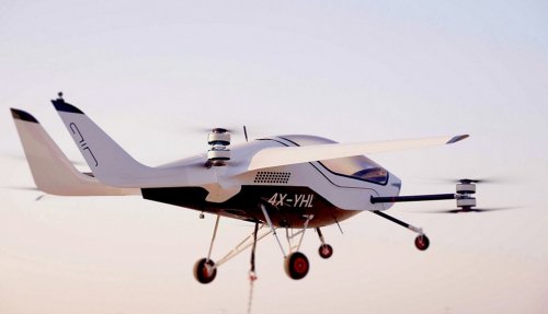 Израильская компания успешно провела испытания двухместного летающего электрокара Air One - «Технологии»